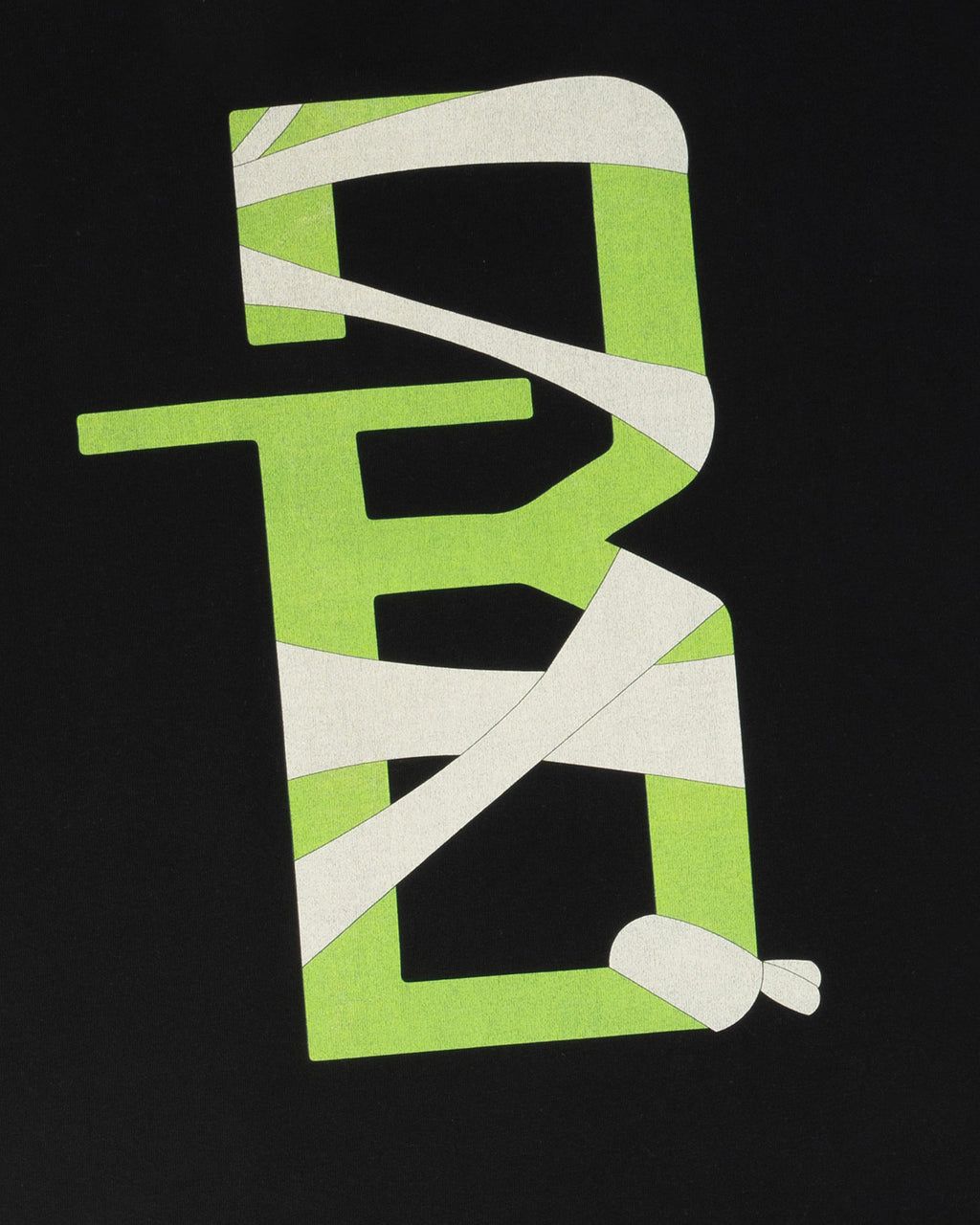 BRANDTIONARY Bandage Wrap T-Shirt - Black