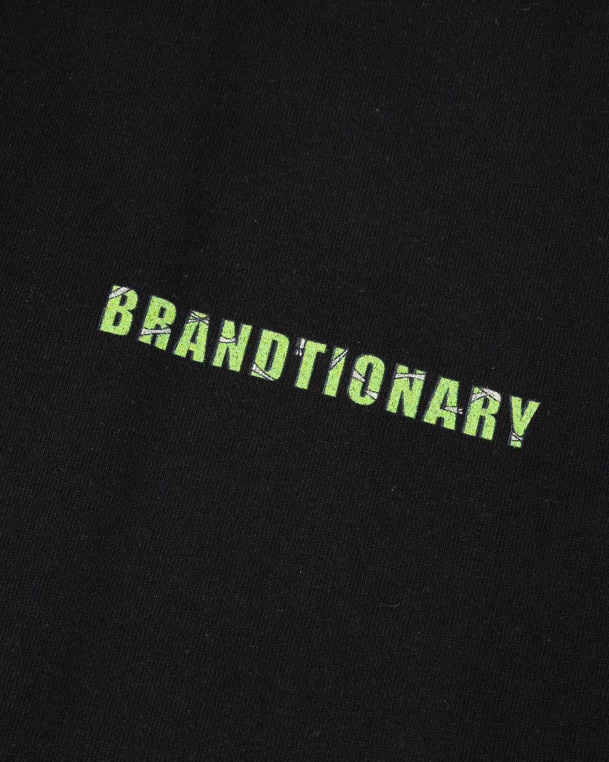 BRANDTIONARY Bandage Wrap T-Shirt - Black