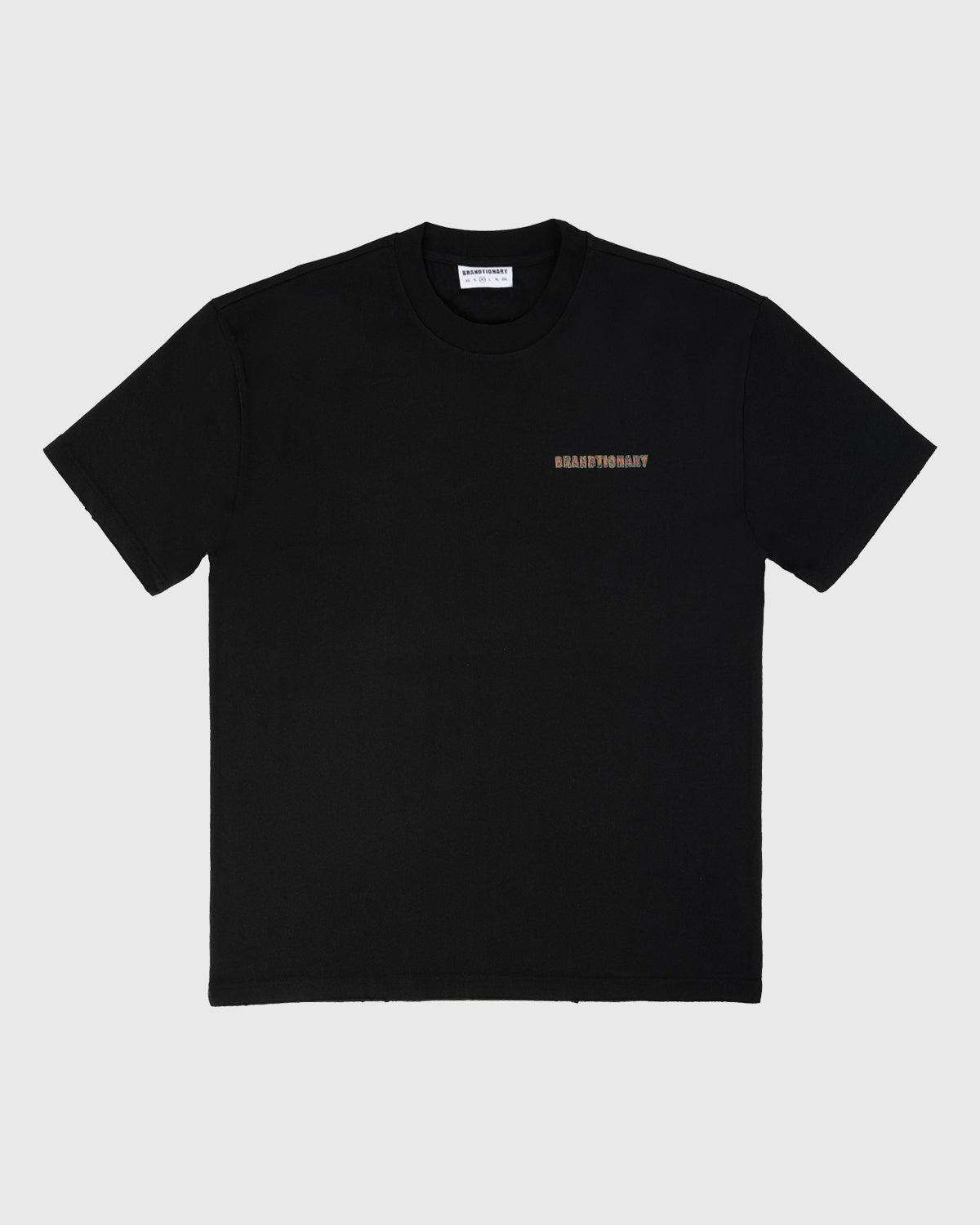 تيشيرت BRANDTIONARY تصميم فن الخدش - أسود