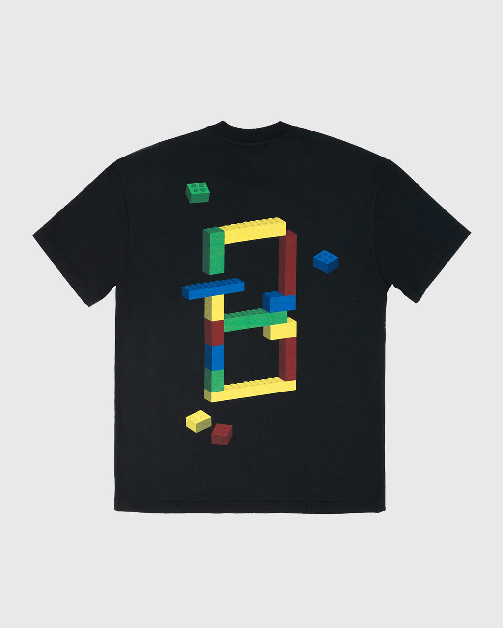 BRANDTIONARY 3D Puzzle Blocks T-Shirt - Black