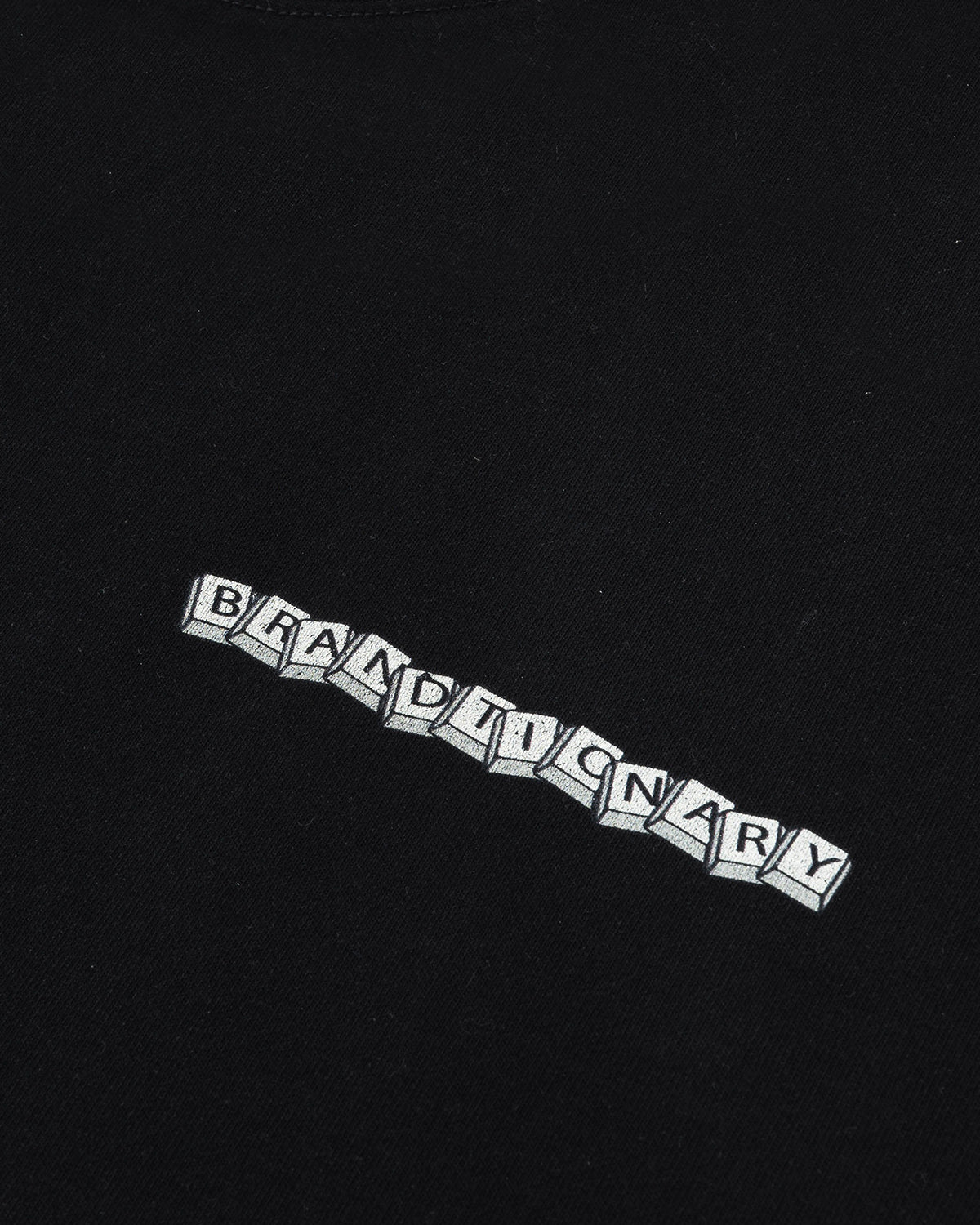 تيشيرت BRANDTIONARY تقني ريترو لوحة المفاتيح - أسود