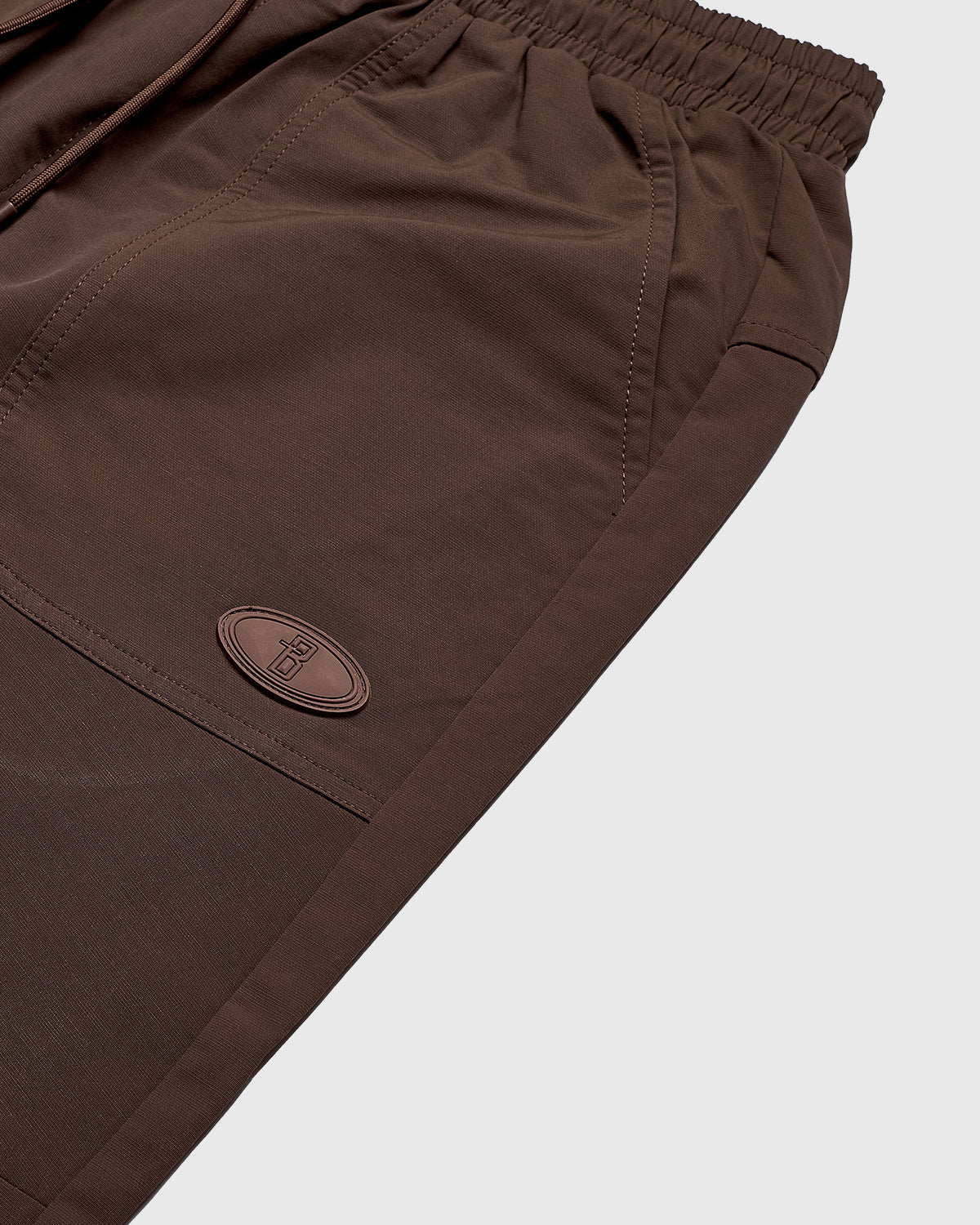 بنطلون مريح منسوج - بني