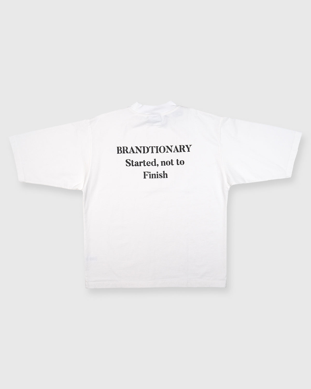 Dual-Tone Spray Art T-Shirt - White