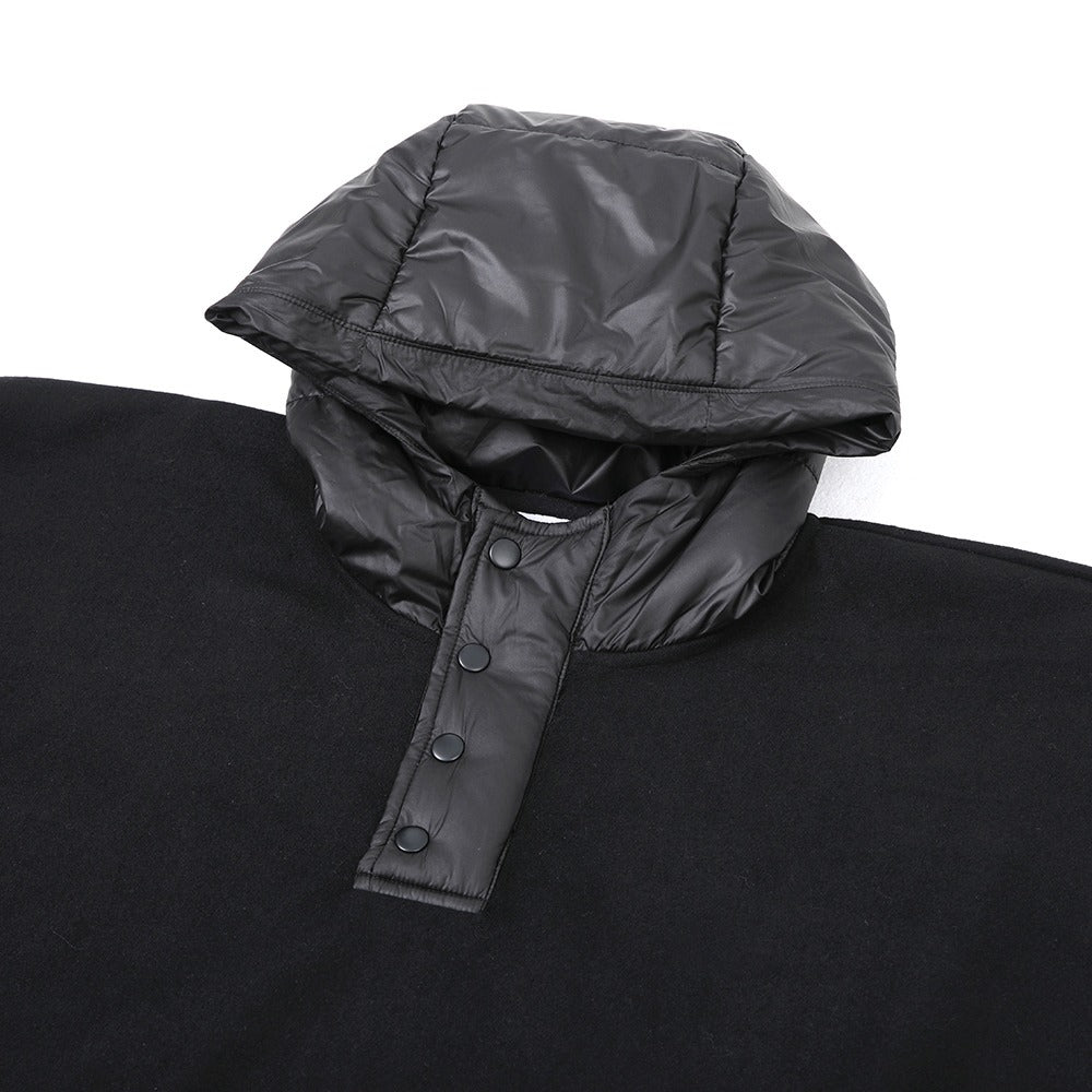 بطانية شتوية دافئة منقوشة - أسود/رمادي