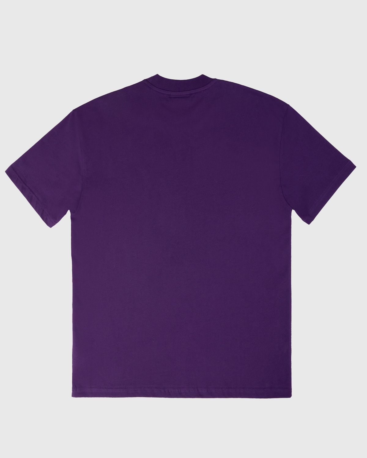 تيشيرت BRANDTIONARY كلاسيك تطريز الصدر - بنفسجي